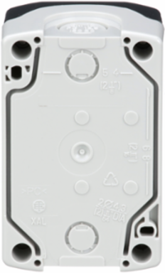 Harmony XALD Empty Control Station, 2 Cut-Outs, IP69K Rated, Polycarbonate