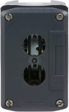 Harmony XALD Empty Control Station, 2 Cut-Outs, IP69K Rated, Polycarbonate
