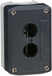 Harmony XALD Empty Control Station, 2 Cut-Outs, IP69K Rated, Polycarbonate