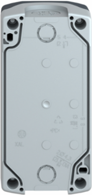 Harmony XALD Empty Control Station, 3 Cut-Outs, IP66/IP67/IP69K, Polycarbonate