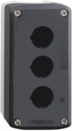 Harmony XALD Empty Control Station, 3 Cut-Outs, IP66/IP67/IP69K, Polycarbonate
