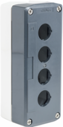Harmony XALD Empty Control Station with 4 Cut-Outs, IP66/IP67/IP69 Rated