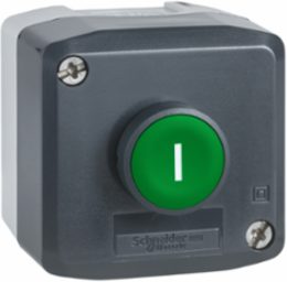 Harmony Control Station, 22mm Green Push Button, IP66/IP69K, -40 to 70°C