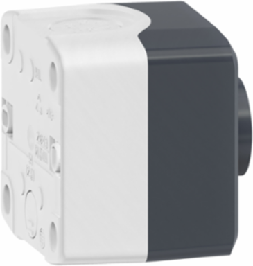 Harmony XALD Control Station with 1 Red Push Button, IP66, 600V