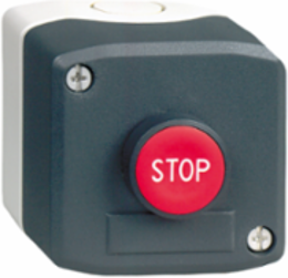 Harmony XALD Control Station, 22mm Red Stop Button, IP66/IP67/IP69K