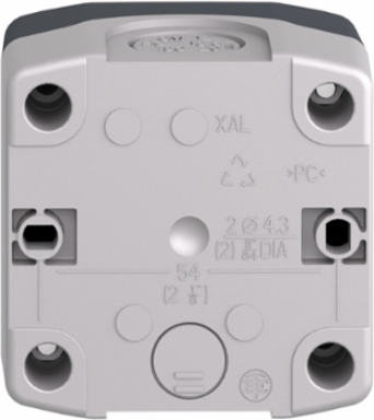 Harmony Control Station, 40mm Mushroom Pushbutton, IP66/IP69K, -40 to 70 C