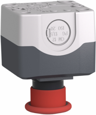 Harmony Control Station, 40mm Mushroom Pushbutton, IP66/IP69K, -40 to 70 C