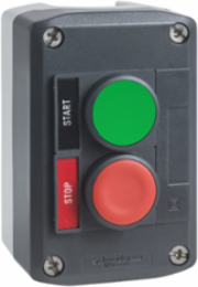 Harmony XALD Control Station, Dark Grey, 22mm Push Buttons, IP66/67/69K