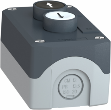 Harmony Control Station, Plastic, Dark Grey, 22mm, IP66/IP67/IP69K