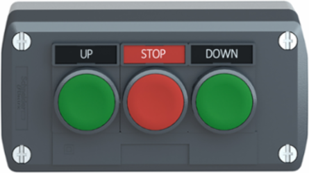 Harmony Control Station, 3 Push Buttons, IP66, -40 to 70°C