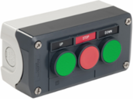 Harmony Control Station, 3 Push Buttons, IP66, -40 to 70°C