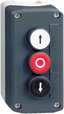 Harmony Control Station, 3 Push Buttons, IP66 Rated, Dark Grey