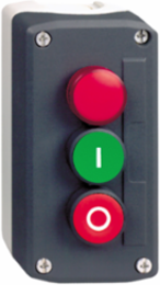 Harmony Control Station, 1 Red Pilot Light, 1 Green Flush, IP66/IP67