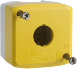 Harmony XALK Empty Control Station, 1 Cut-Out, IP66/IP67/IP69K, Yellow Lid
