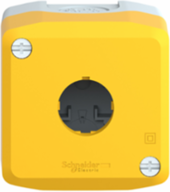 Harmony XALK Empty Control Station, 1 Cut-Out, IP66/IP67/IP69K, Yellow