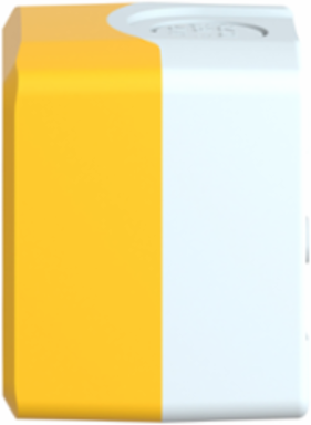 Harmony XALK Empty Control Station, 1 Cut-Out, IP66/IP67/IP69K, Yellow