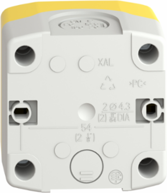 Harmony Control Station, Yellow, 40mm Mushroom Push-Button, IP66