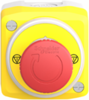 Emergency Stop Control Station, 40mm Push-Button, IP65
