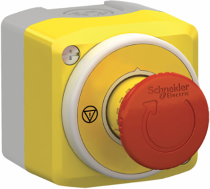 Emergency Stop Control Station, 40mm Push-Button, IP65