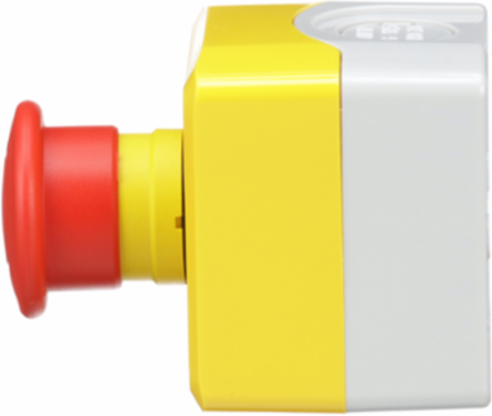 Harmony XALD Control Station, Yellow, 40mm Mushroom Button, IP65