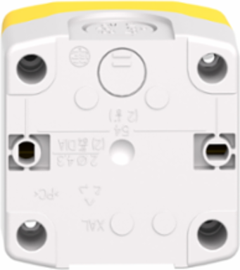 Harmony Control Station, Yellow Lid, 24V AC/DC, IP65, 1NO 2NC, Polycarbonate
