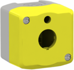 Harmony XALK Yellow Enclosure for 22mm Emergency Stop Button, IP66, 1 Cut-Out