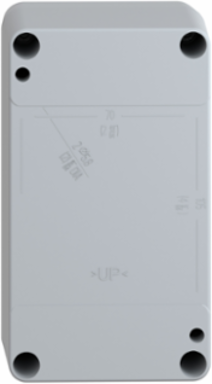 Harmony XAP Empty Control Station 4 Cut-Outs, IP65, Grey, 83 mm Depth