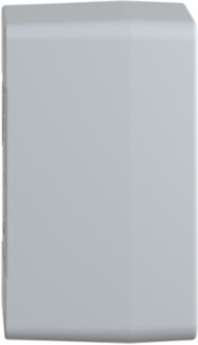 Empty Control Station 22mm, Grey Plastic, 1 Cut-Out, IP65