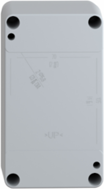 Empty Control Station 22mm, Grey Plastic, 1 Cut-Out, IP65