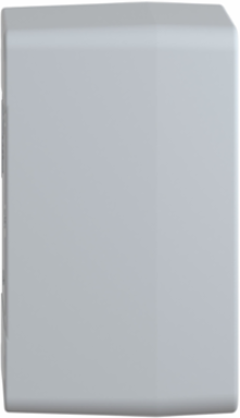Empty Control Station 22mm, Grey Plastic, 1 Cut-Out, IP65
