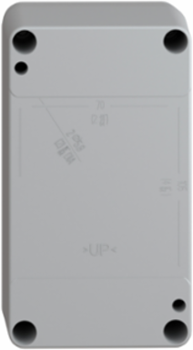 Empty Control Station, 2 Cut-Outs, IP65, Grey, 85 x 146 mm