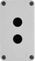 Harmony XAP Empty Control Station, 4 Cut-Outs, Grey, IP65, 85 x 146 mm