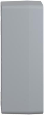 Empty control station without hinges, Harmony XAP, XB2 SL, plastic, grey, 8 cut outs, 22mm