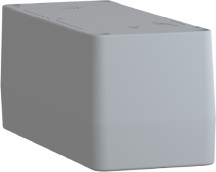 Empty control station without hinges, Harmony XAP, XB2 SL, plastic, grey, 8 cut outs, 22mm
