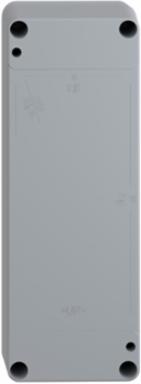 Empty control station without hinges, Harmony XAP, XB2 SL, plastic, grey, 8 cut outs, 22mm
