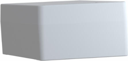 Empty control station without hinges, Harmony XAP, XB2 SL, plastic, grey, undrilled, 151x241x87mm
