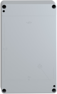 Empty control station without hinges, Harmony XAP, XB2 SL, plastic, grey, undrilled, 151x241x87mm