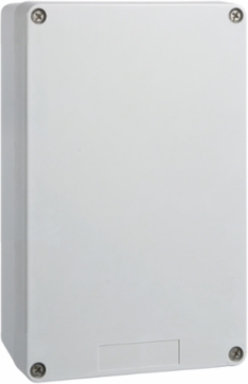 Empty control station without hinges, Harmony XAP, XB2 SL, plastic, grey, undrilled, 151x241x87mm