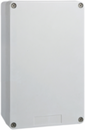 Empty control station without hinges, Harmony XAP, XB2 SL, plastic, grey, undrilled, 151x241x87mm