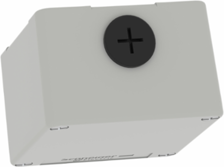 Die-Cast Empty Control Station, 80 x 80 x 51.5 mm, Zinc Alloy, Grey