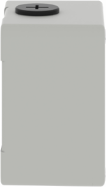 Die-Cast Empty Control Station, 80 x 80 x 51.5 mm, Zinc Alloy, Grey