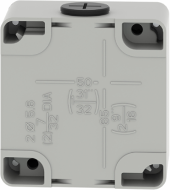 Harmony XAP Die-Cast Control Station, 80mm x 80mm, 2 Cut-Outs 22mm, Zinc Alloy