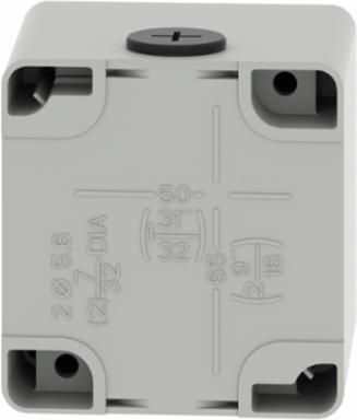 Die-Cast Control Station, 80x80x77mm, M20, UL cULus, Zinc Alloy