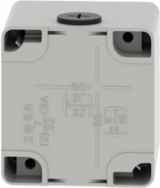 Die-Cast Control Station, 80x80x77mm, M20, UL cULus, Zinc Alloy