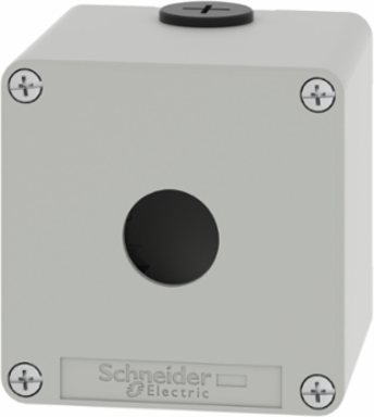 Die-Cast Empty Control Station, 80x80x77mm, M20, 22mm Cut-Out