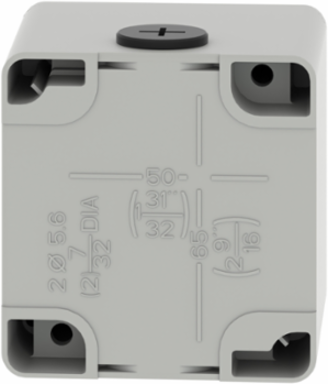 Harmony XAP Empty Control Station, Zinc Alloy, 80x80x77mm, IP65