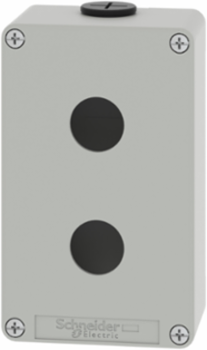 Die Cast Empty Control Station, 80x130x51.5 mm, 2 Ø 22 mm Cut-Outs
