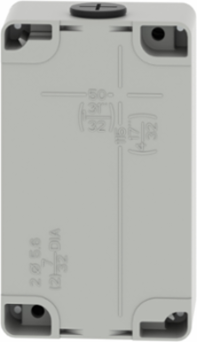 Die Cast Empty Control Station, 80x130x51.5 mm, 2 Ø 22 mm Cut-Outs