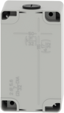 Harmony XAP Die Cast Control Station, 80mm x 130mm, Grey, IP65