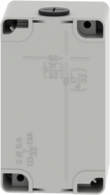 Die Cast Control Station, 80mm x 130mm, Grey, IK07, IP66, UL Certified